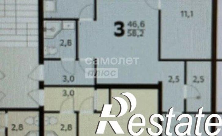3-комн квартира Удмуртская улица, 249Б,  д. 249Б