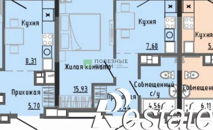 1-комн квартира в новом доме улица 40 лет Победы, 85,  д. 85